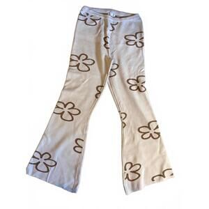 PacSun LA Hearts Flower Boho Flare Sweatpants - Small